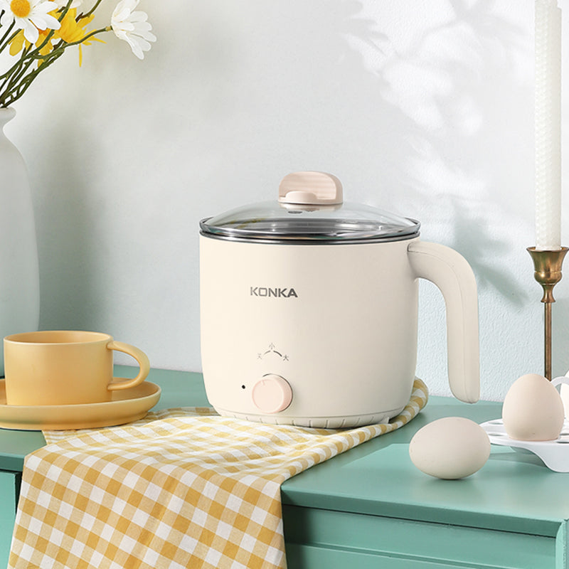 预售1.11 康佳 诺丁汉仓 多功能迷你小煮锅家用电煮锅KZG-15YX301  1.5L