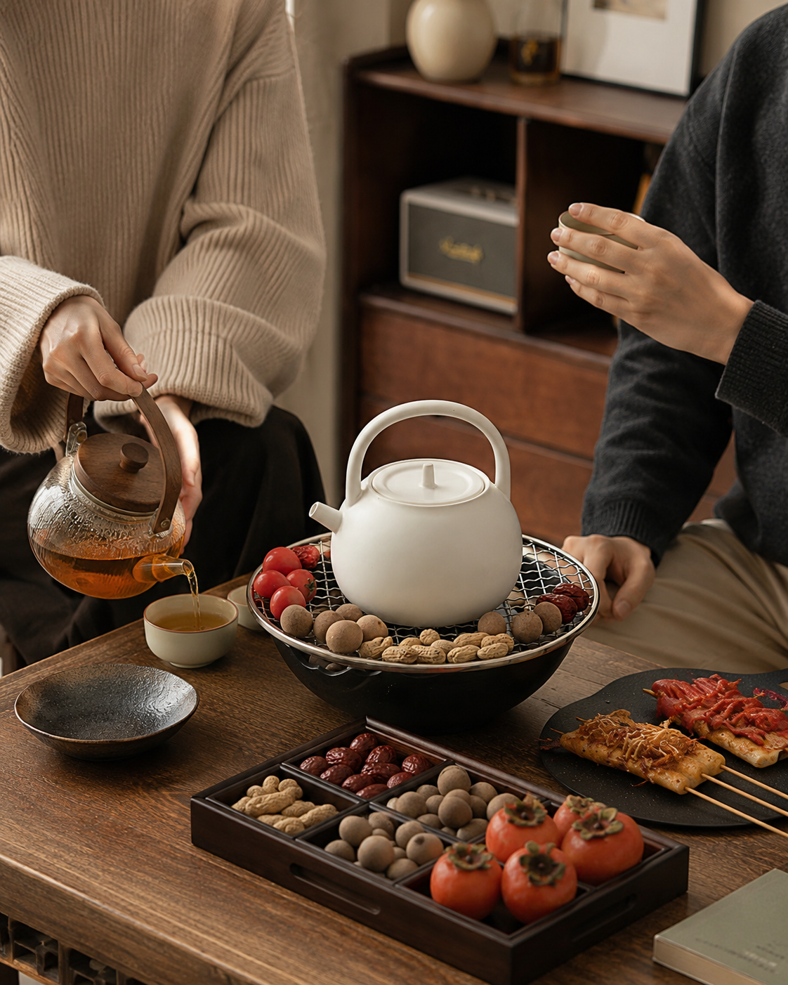 Cookbay 开学季套组 围炉望月中秋煮茶：静云电陶炉+望月壶苏打白 中秋9月25日
