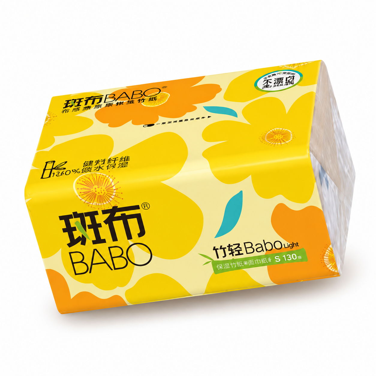 斑布 BABO 竹轻系列抽纸 24包/箱