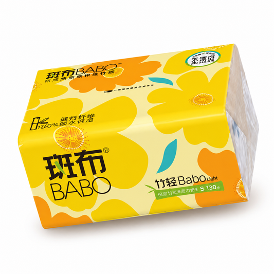 斑布 BABO 竹轻系列抽纸 24包/箱