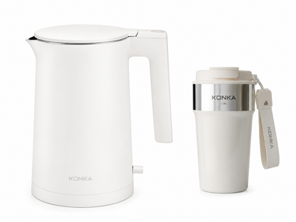 Cookbay Back-to-School Bundle · Drink More Hot Water｜Xiaomi Electric Kettle 1.7L ＋ KONKA Portable Thermal Cup 480ml · Boil a kettle in halls, carry a cupful out