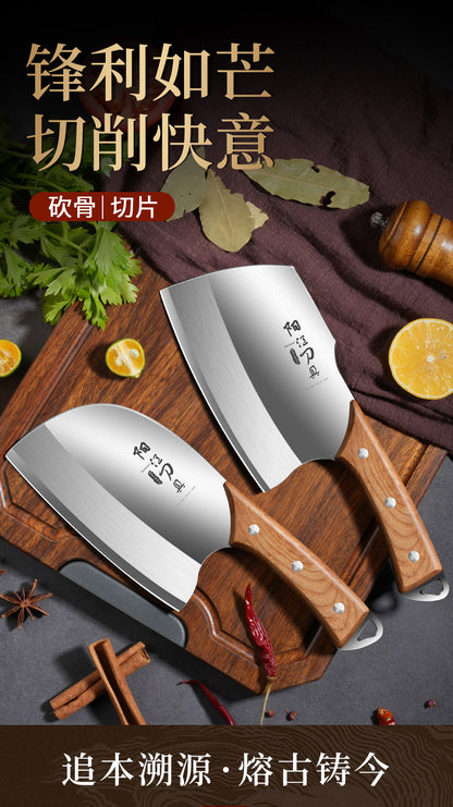 阳江精铸砍骨刀Stainless Steel Kitchen Knife