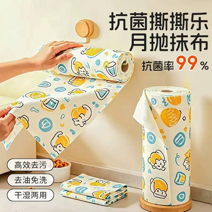 柠檬猫手撕抹布 卷装｜英国仓