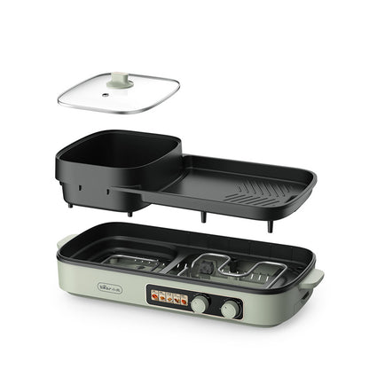 小熊烤炉火锅二合一  Bear DKL-E20V1 Electric Grill & Hotpot Combo