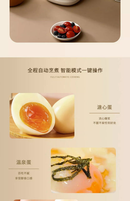 Cookbay 多功能蒸蛋器酸奶机 LG-901 300W｜一锅四枚 · 六档模式 · 12H预约，原始商品详情图 3
