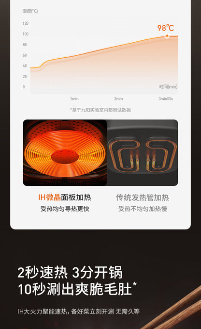 九阳6L电火锅IH电磁速热Joyoung HG60 Electric Hotpot, 6L, IH Electromagnetic Heating