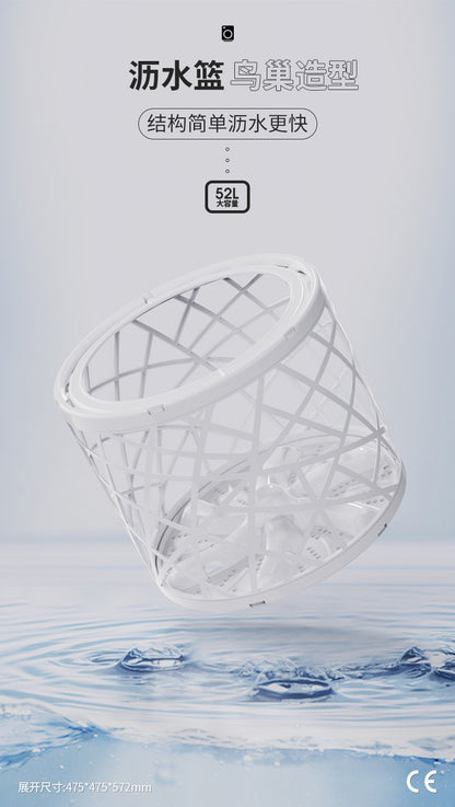 伯明翰仓全英包邮 宿舍必备大容量洗衣机52L