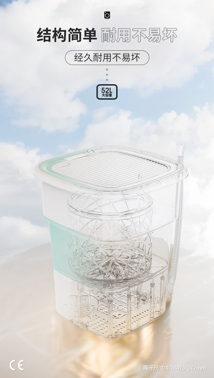 伯明翰仓全英包邮 宿舍必备大容量洗衣机52L