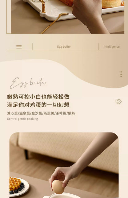 Cookbay 多功能蒸蛋器酸奶机 LG-901 300W｜一锅四枚 · 六档模式 · 12H预约，原始商品详情图 12