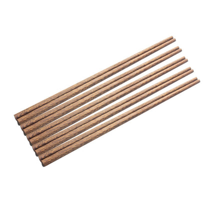 鸡翅木筷子实木红檀木筷子10双盒装 Natural Wood Chopsticks10pc