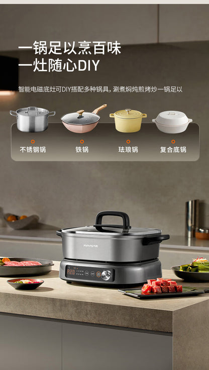 九阳6L电火锅IH电磁速热Joyoung HG60 Electric Hotpot, 6L, IH Electromagnetic Heating