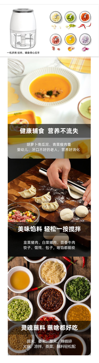 Electric garlic chopper with free shipping throughout the UK from Birmingham warehouse.