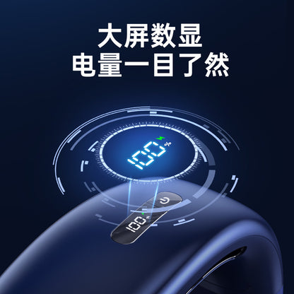 挂脖风扇usb充电 USB Rechargeable Neck Fan – Wearable Personal Cooling Fan for Summer