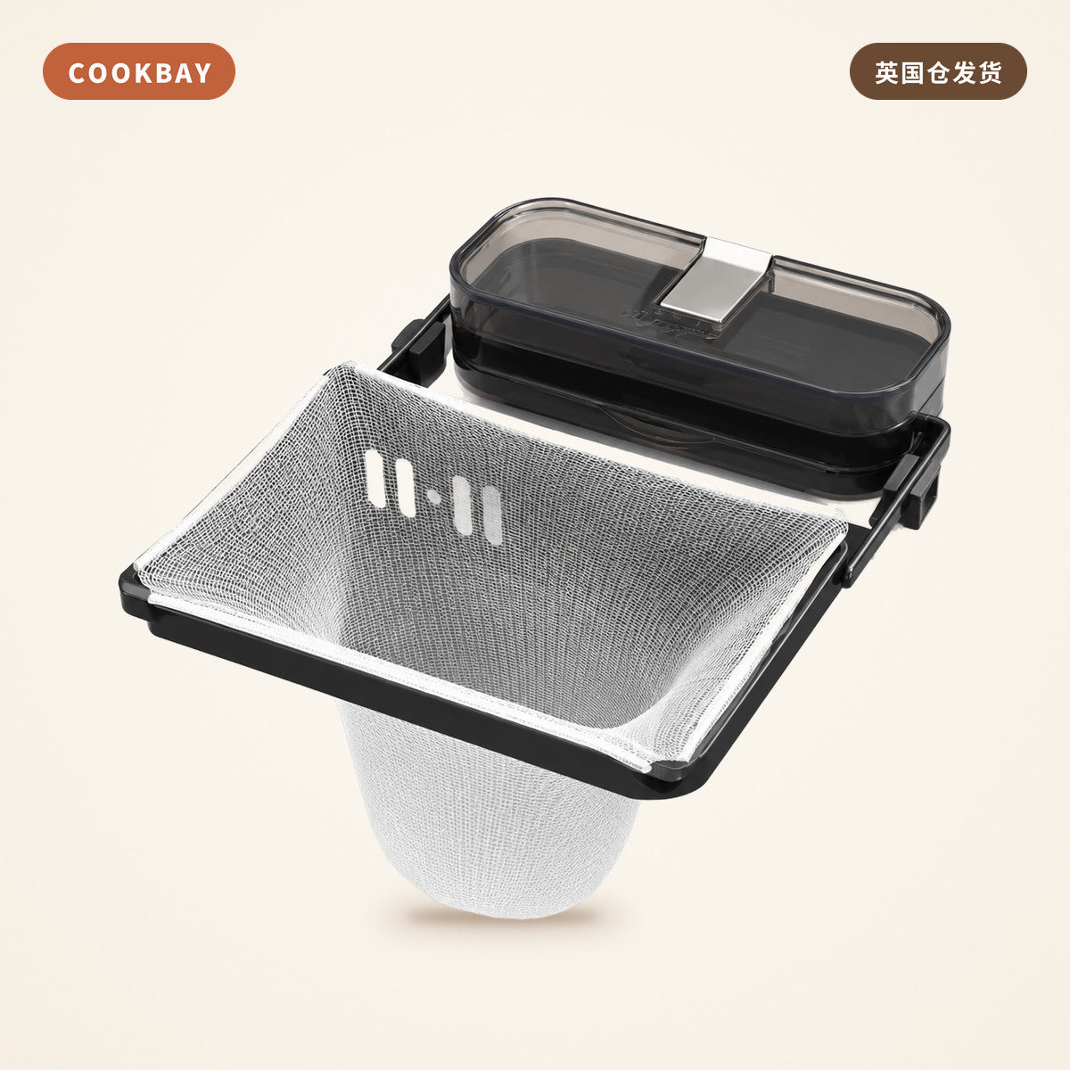 Cookbay 厨房水槽过滤网架 100只装｜赠网 · 水槽过滤 · 防堵易清理 | COOKBAY