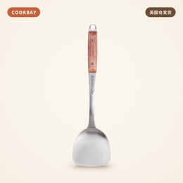 亚摩斯 AMOS 抛光纯钛铲 AS-CJ07T｜纯钛材质 · 不伤锅 | COOKBAY