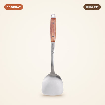 亚摩斯 AMOS 抛光纯钛铲 AS-CJ07T｜纯钛材质 · 不伤锅 | COOKBAY