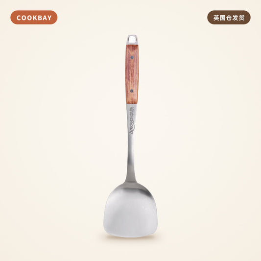 亚摩斯 AMOS 抛光纯钛铲 AS-CJ07T｜纯钛材质 · 不伤锅 | COOKBAY