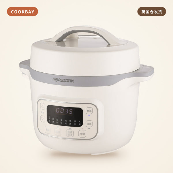 亚摩斯 AMOS 钛釜智能电压力锅 4L AS-YDG408T｜钛釜内胆 · 智能烹饪 | COOKBAY