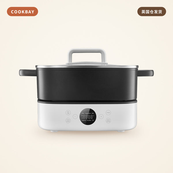 小米 Xiaomi 多功能电火锅 6L｜大容量 · 不粘涂层 · 聚餐必备 | COOKBAY