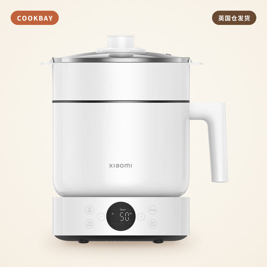 小米 Xiaomi 多功能电煮锅 1.5L｜蒸炖煮一体 · 一人食小火锅 | COOKBAY