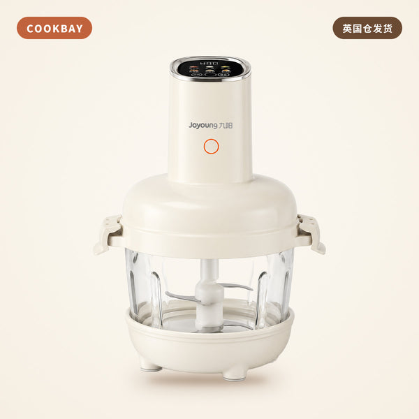 九阳 Joyoung 绞肉和面一体机 2.8L S26-LA586｜500W · 和面揉团 · 饺子从馅到皮 | COOKBAY