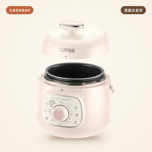 苏泊尔 Supor 1.8L 电压力锅｜粉色 SY-18YA8061 / 绿色 SY-18YA9061 | COOKBAY