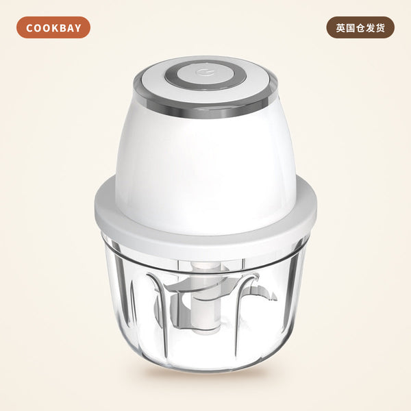 Cookbay 电动打蒜器 FP209 30W｜一键碎蒜 · USB充电 · 蒜蓉姜末备菜 | COOKBAY