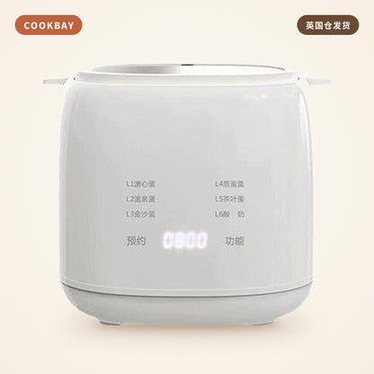 Cookbay 多功能蒸蛋器酸奶机 LG-901 300W｜一锅四枚 · 六档模式 · 12H预约 | COOKBAY