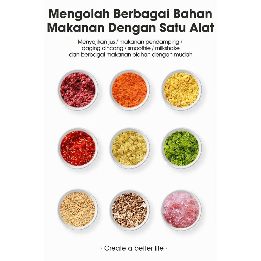 预售1.28  多蒙 伯明翰仓 英规多功能全自动家用小型绞肉机DM-J006