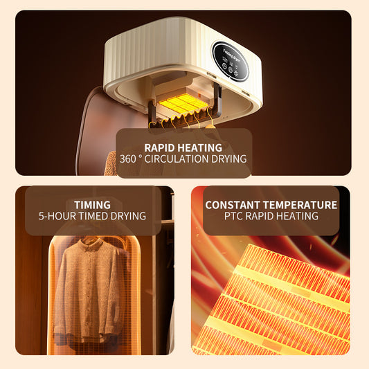 便携多功能烘干机Home, Dormitory, and Travel Foldable Portable Multifunctional Drying Machine with Three Modes clothes dryer