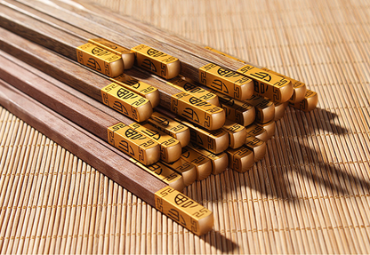 鸡翅木/檀木原木筷Premium Winged Wood & Red Sandalwood Chopsticks 1pc