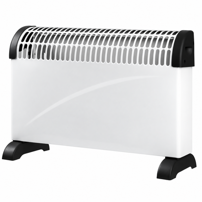 Daewoo HEA1146 white 2000W convector heater front view