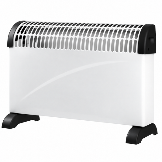 Daewoo HEA1146 white 2000W convector heater front view