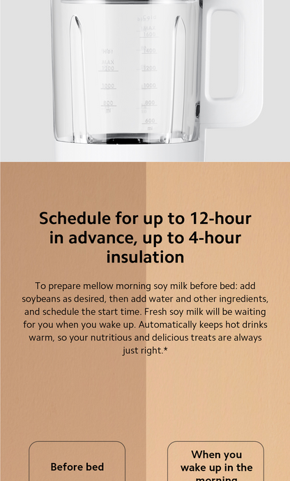 小米智能破壁机｜豆浆/果昔/辅食多功能Xiaomi Smart Blender