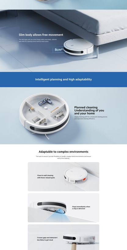 小米 E10 智能扫地机器人Xiaomi Robot Vacuum E10 White