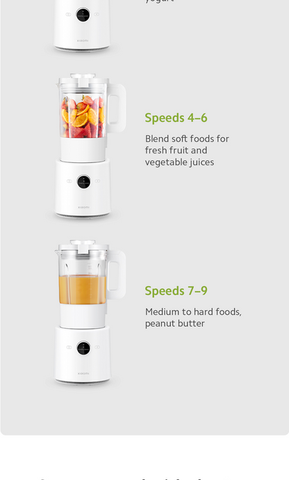 小米智能破壁机｜豆浆/果昔/辅食多功能Xiaomi Smart Blender